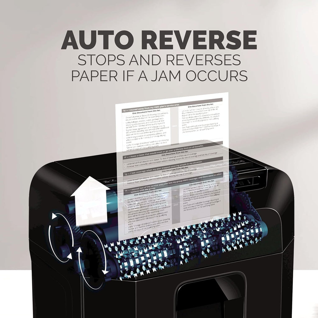 Fellowes AutoMax 100MA 100-Sheet Micro-Cut Autofeed 2-in-1 Paper Shredder for Office/Small Office