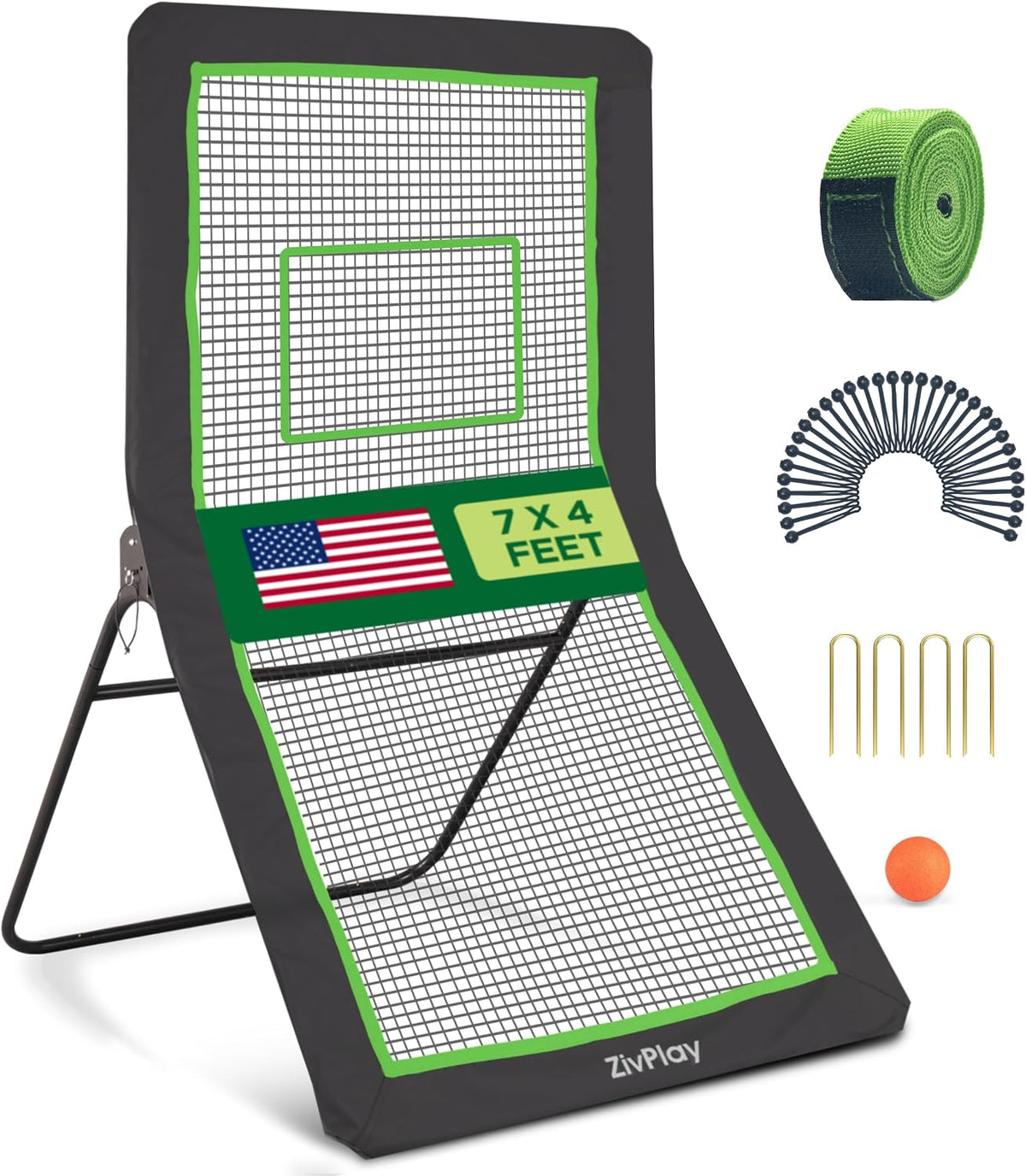 Lacrosse Rebounder for Backyard Lacrosse Bounce Back Net for Lax Practice