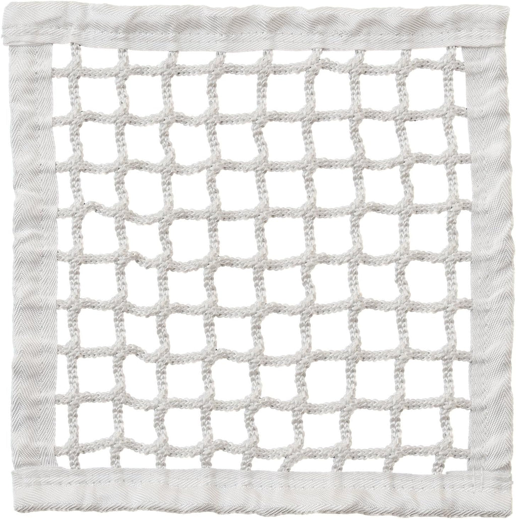 Champion Sports Lacrosse Goal Net - 6mm Official Size White Nylon Net Replacement (Pack of 2)
