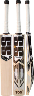 SS Sunridges Master 99 Premium Cricket English Willow Leather Ball Cricket Bat - Adult Size - Short Handle (Bat Cover Included)