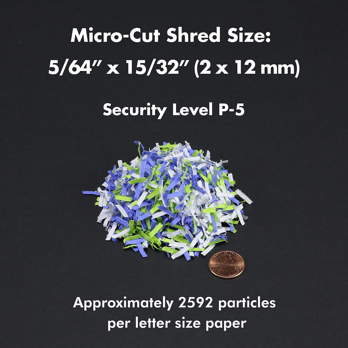 Aurora High-Security 8-Sheet Micro-Cut Paper, CD/DVD and Credit Card Shredder, White/Gray