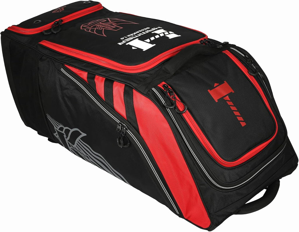 Hammer Beserker 1.0 Duffle Cricket Kit Bag - Premium 2100D Polyester | Dual Bat Pockets | Helmet & Shoe Compartment | Padded Protection | Adult Cricket Gear Bag