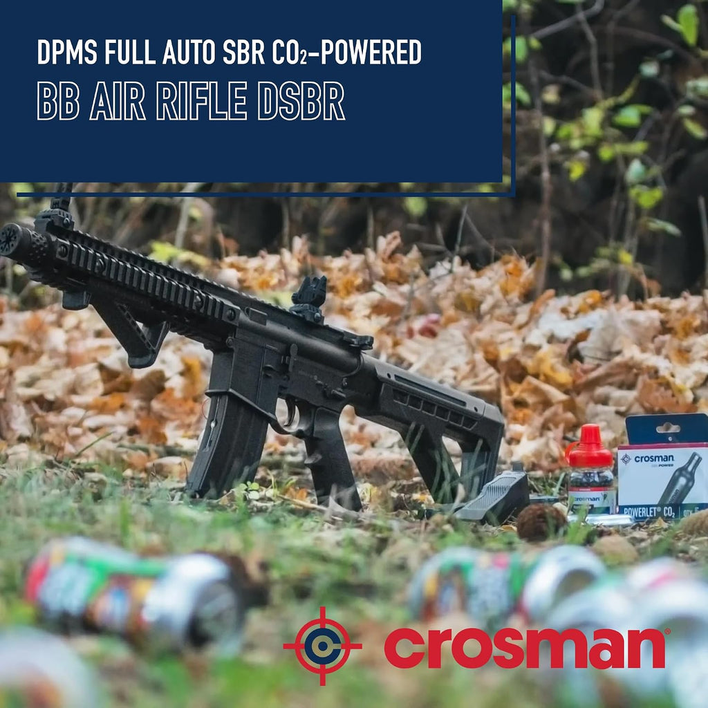 DPMS SBR CO2 BB Air Rifle - 25-Round Mag - 430 FPS - Black