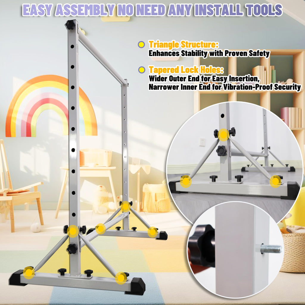 FC FUNCHEER Adjustable Ballet Barre,Portable Dance bar,Fitness Equipment for Dance & Balance Excercise,Super Sturdy for Balance Workout,Weight Limit 250 LBS