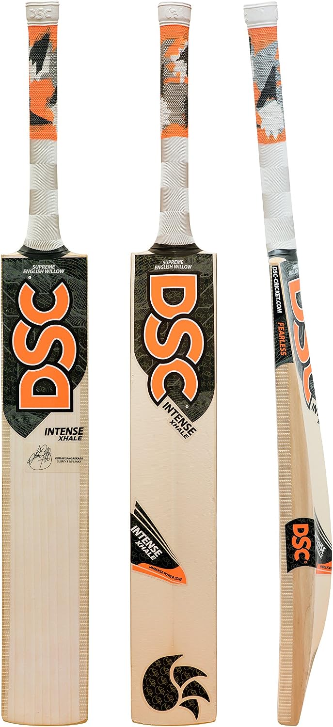 DSC Intense Xhale English Willow Cricket Bat With Reinforced Tape Size-5