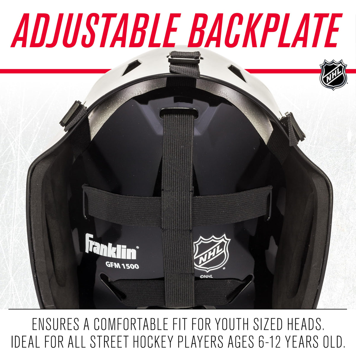 Franklin Sports Team Licensed NHL Hockey Goalie Face Mask - Goalie Mask for Kids Street Hockey - Youth NHL Team Street Hockey Masks
