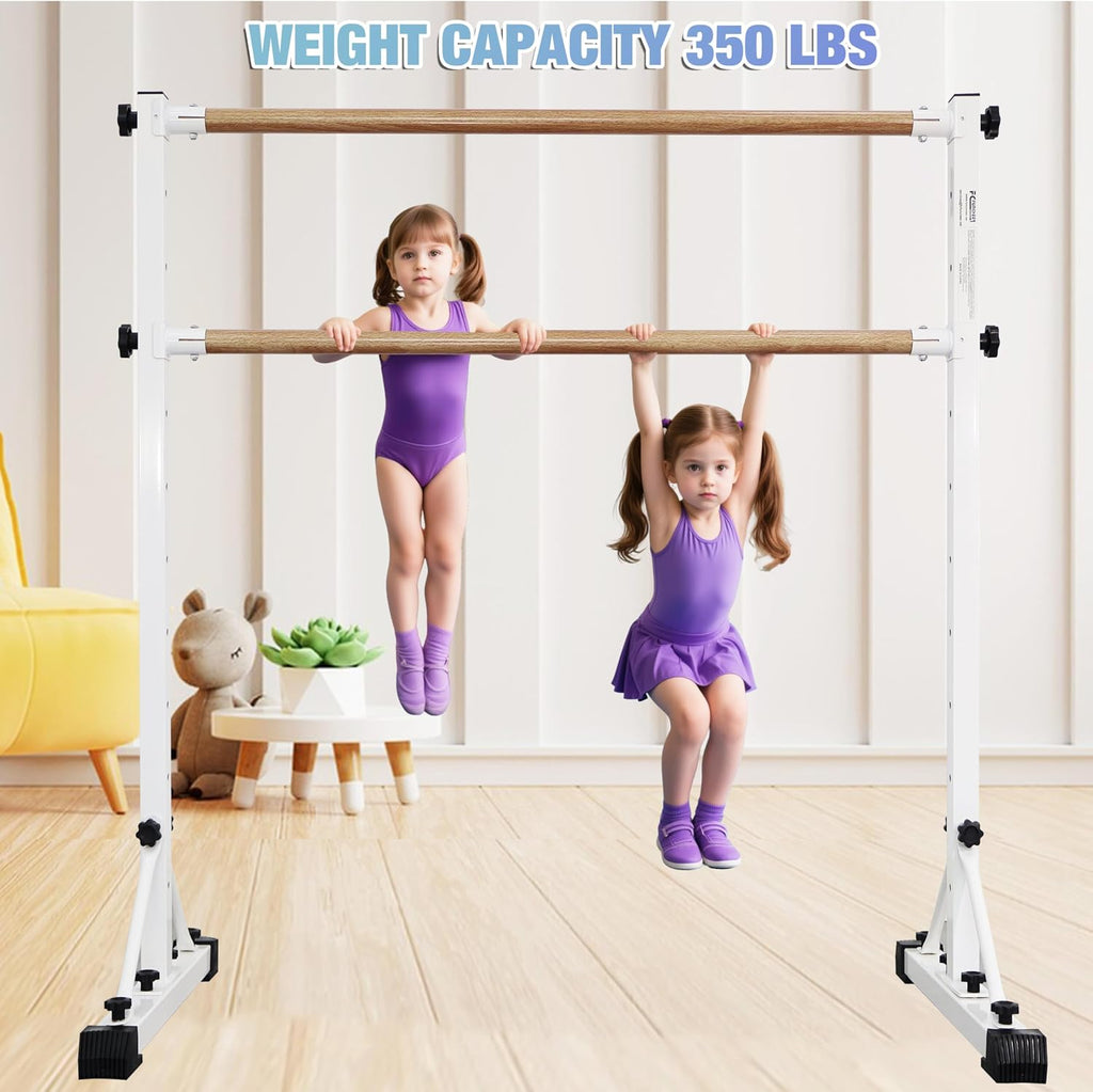 FC FUNCHEER Adjustable Ballet Barre,Portable Dance bar,Fitness Equipment for Dance & Balance Excercise,Super Sturdy for Balance Workout,Weight Limit 250 LBS
