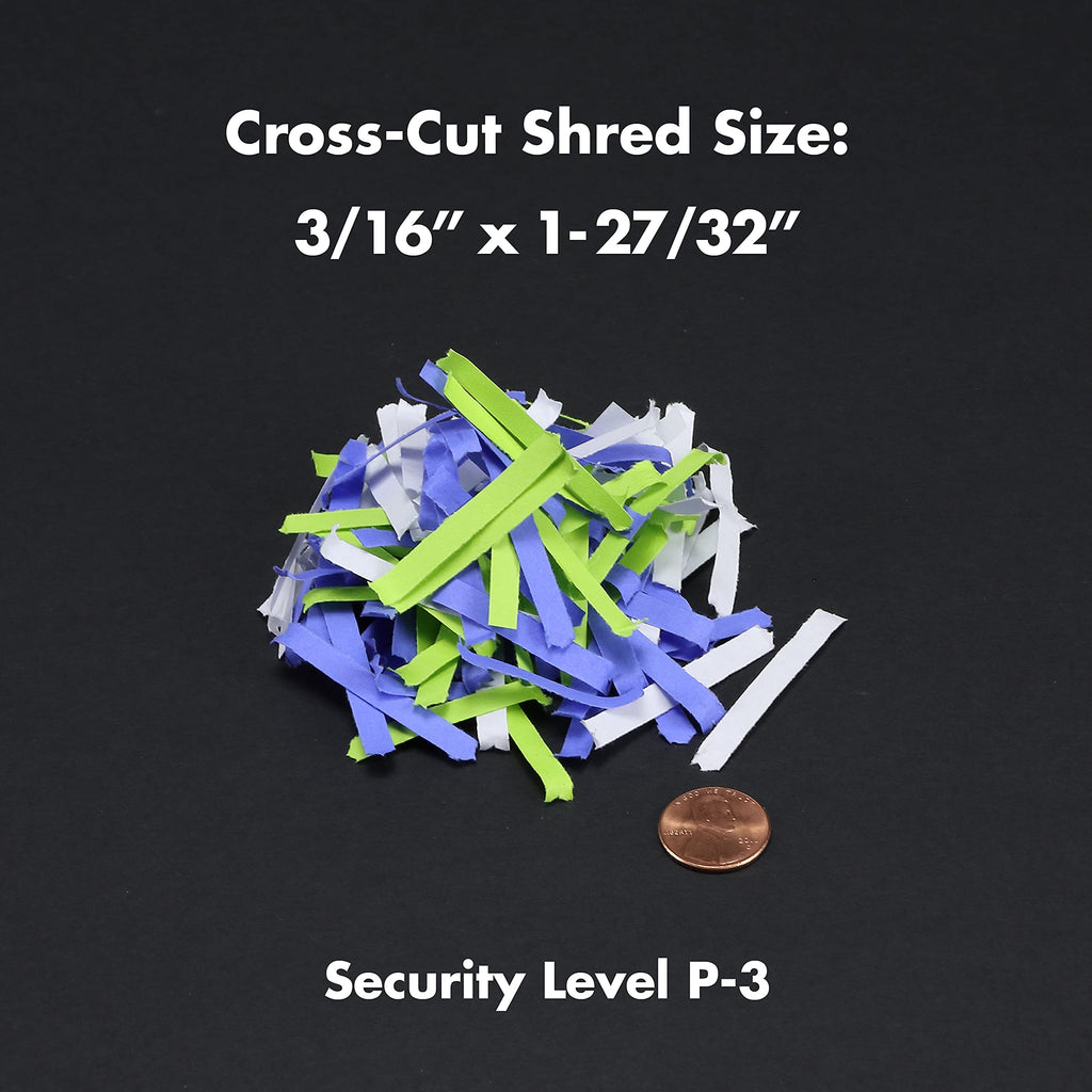 Aurora AU1645XA 16-Sheet Cross-Cut Paper and CD/Credit Card Shredder/5-Gallon Pullout Basket/ 30 Minutes Run Time