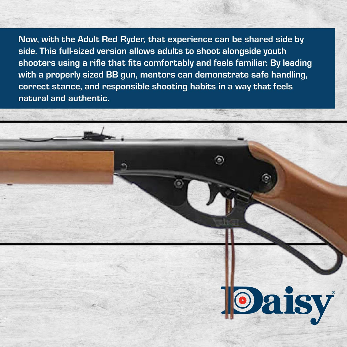 Daisy Red Ryder 1938 .177 BB Rifle- Wood Stock- LeverâAction