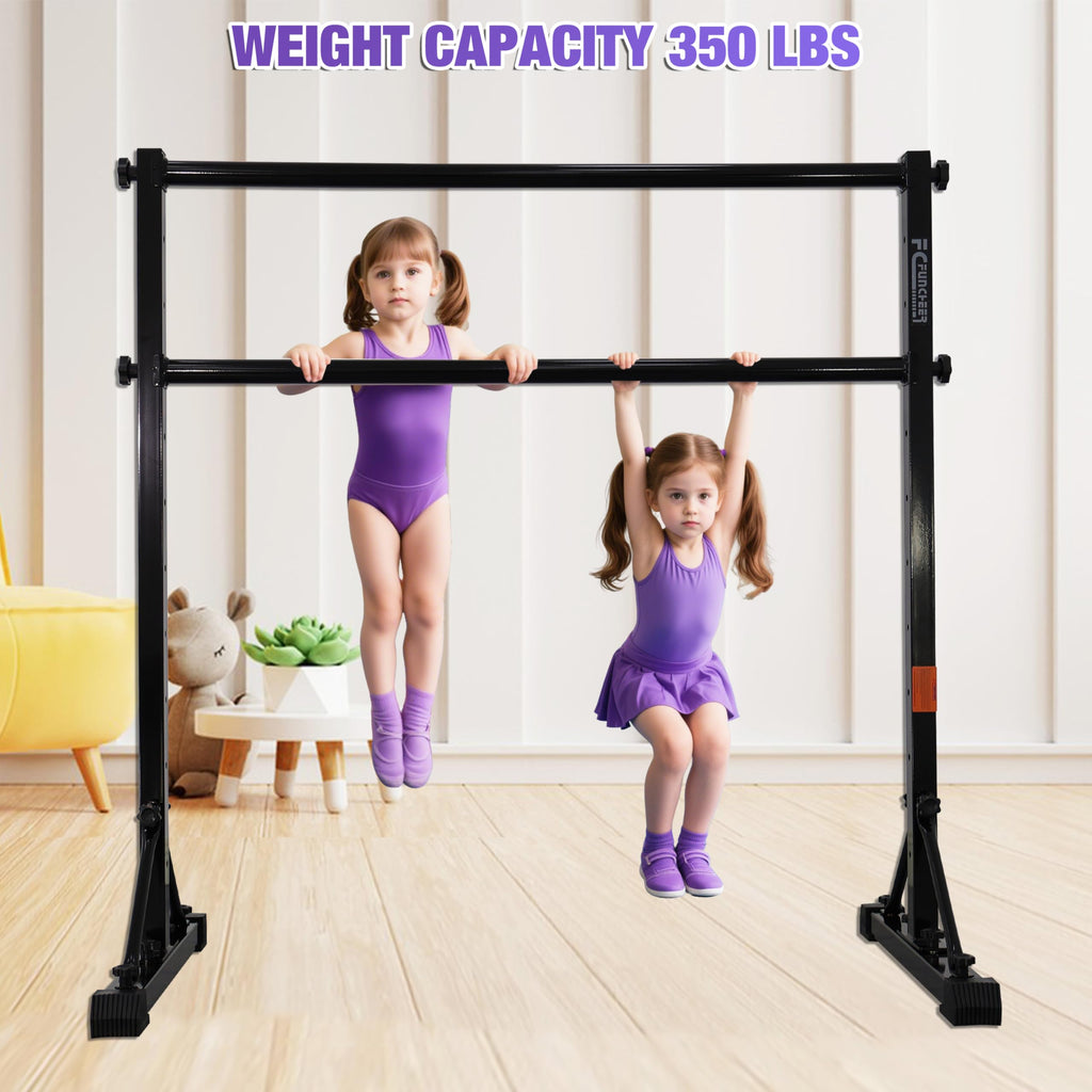 FC FUNCHEER Adjustable Ballet Barre,Portable Dance bar,Fitness Equipment for Dance & Balance Excercise,Super Sturdy for Balance Workout,Weight Limit 250 LBS