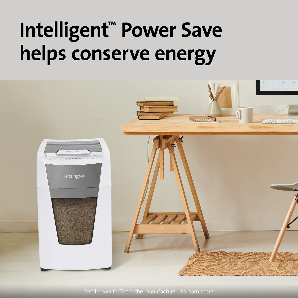 Kensington Shredder - New OfficeAssist 150-Sheet Auto-Feed Micro Cut Anti-Jam Paper and Credit Card Home Office Shredder with 11.6 gallons Pullout Wastebasket (K52050AM)