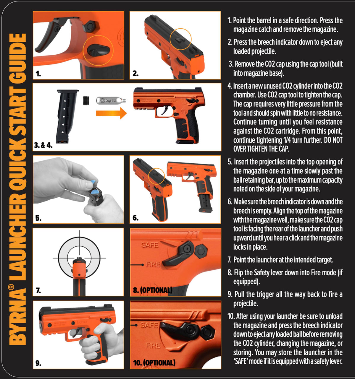 Byrna SD [Self Defense] Kinetic Launcher Ultimate Bundle - Non Lethal Kinetic Projectile Launcher, Home & Personal Defense | Proudly Assembled in The USA