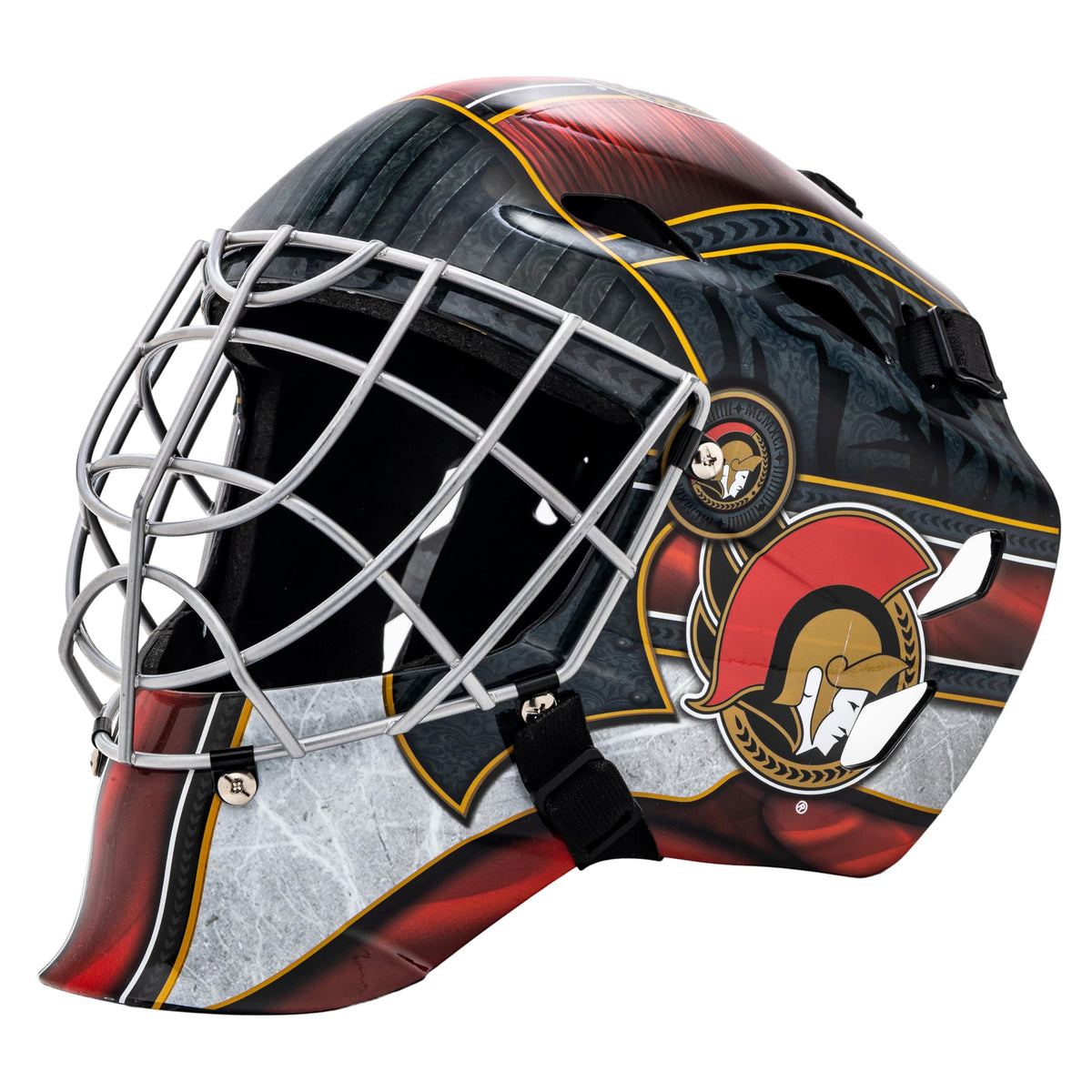 Franklin Sports Team Licensed NHL Hockey Goalie Face Mask - Goalie Mask for Kids Street Hockey - Youth NHL Team Street Hockey Masks