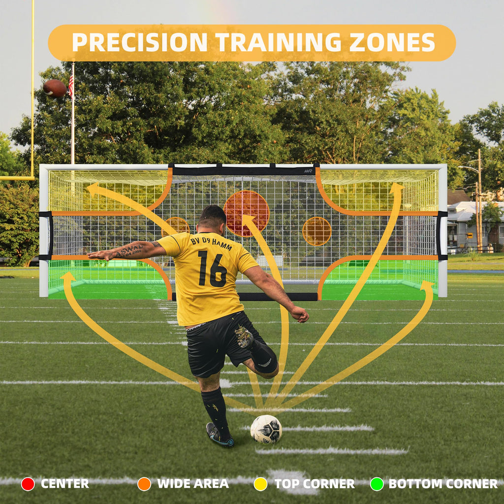 MR Soccer Goal Target Sheet, Field Net, Professional Shooting Practice Aid