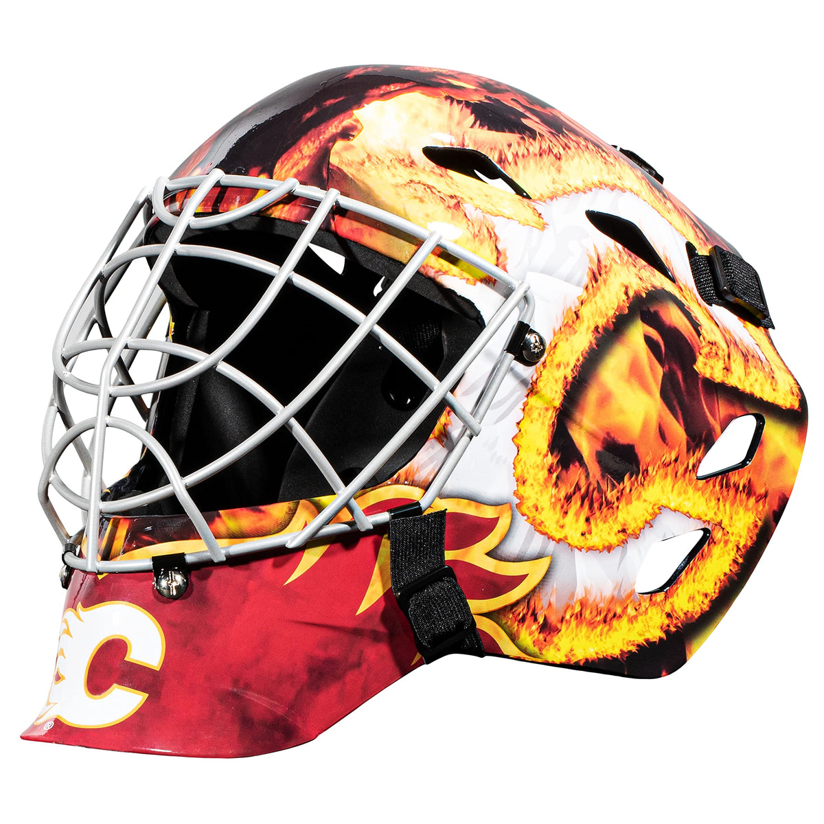 Franklin Sports Team Licensed NHL Hockey Goalie Face Mask - Goalie Mask for Kids Street Hockey - Youth NHL Team Street Hockey Masks