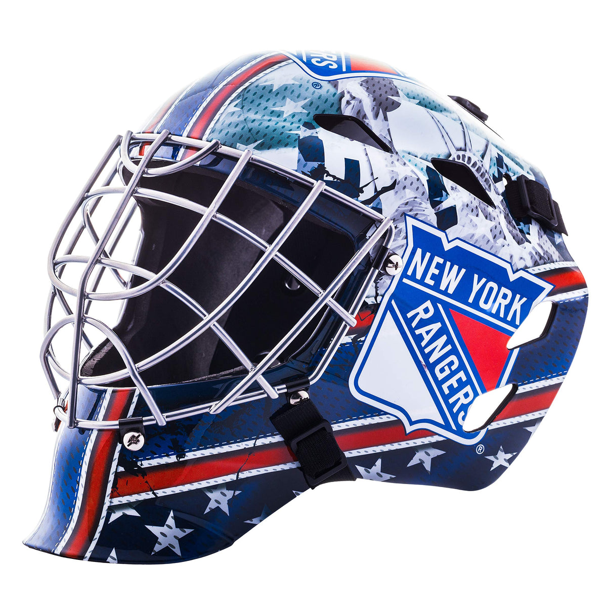 Franklin Sports Team Licensed NHL Hockey Goalie Face Mask - Goalie Mask for Kids Street Hockey - Youth NHL Team Street Hockey Masks