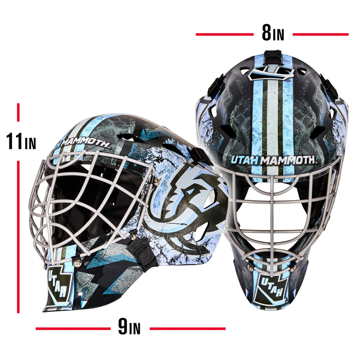 Franklin Sports Team Licensed NHL Hockey Goalie Face Mask - Goalie Mask for Kids Street Hockey - Youth NHL Team Street Hockey Masks