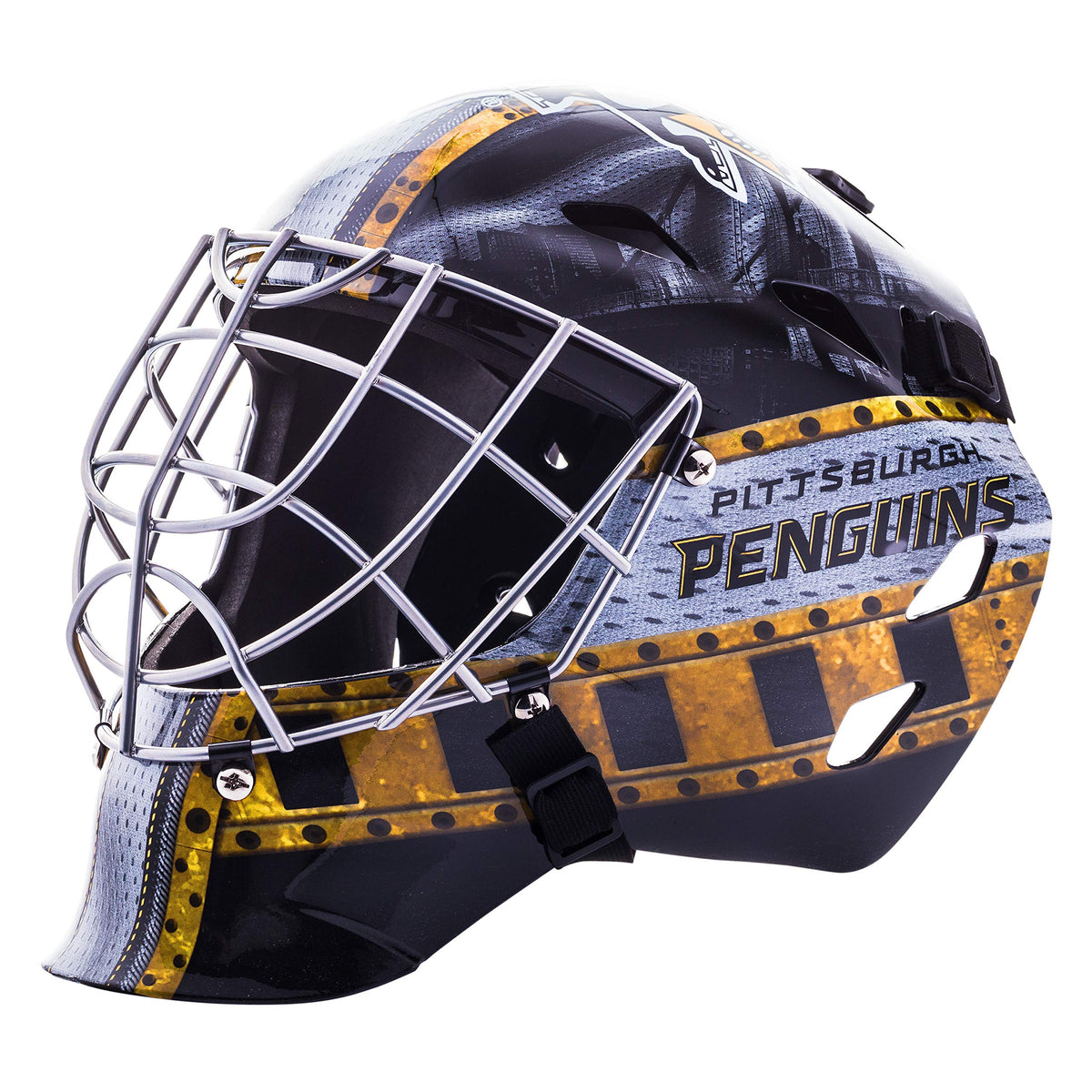 Franklin Sports Team Licensed NHL Hockey Goalie Face Mask - Goalie Mask for Kids Street Hockey - Youth NHL Team Street Hockey Masks