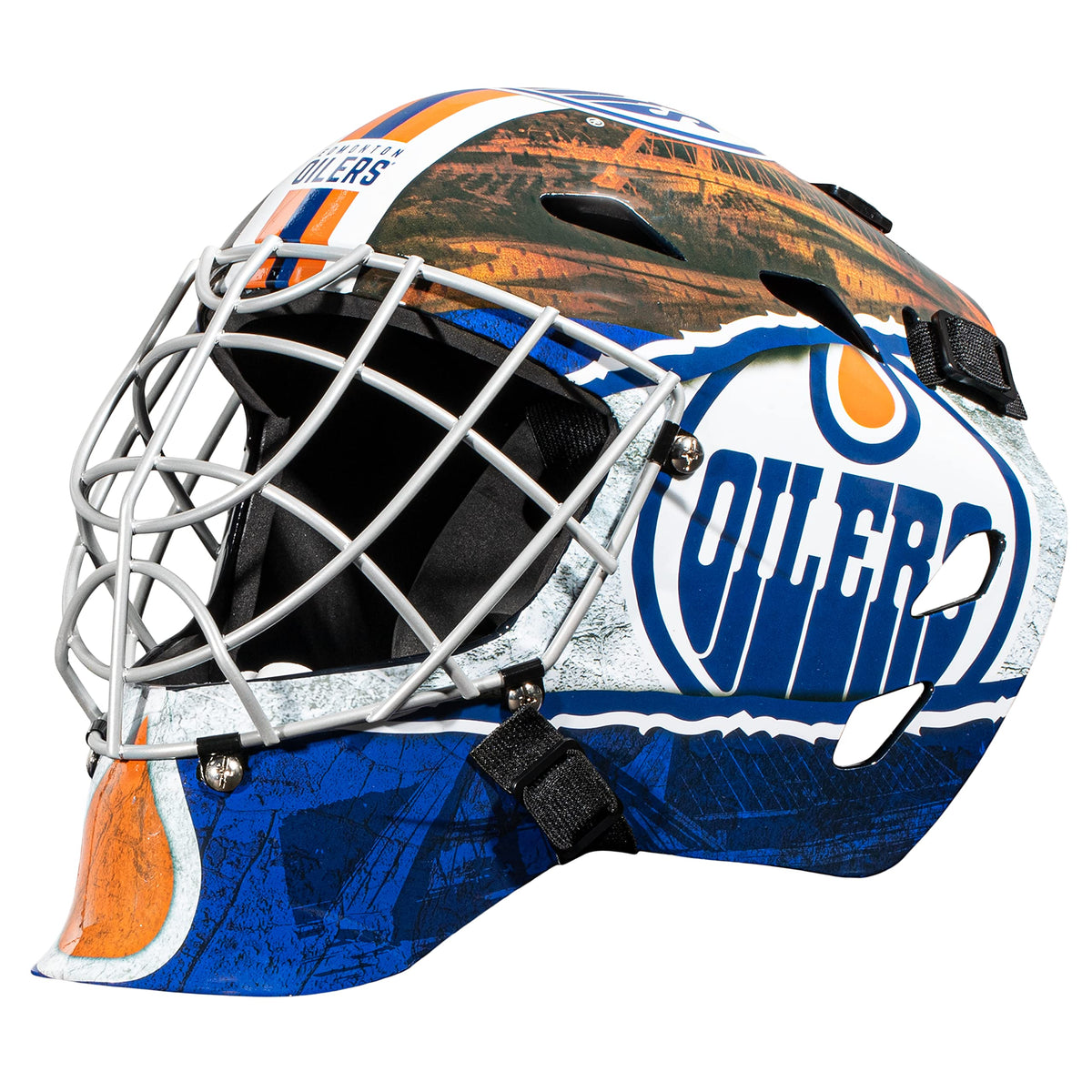 Franklin Sports Team Licensed NHL Hockey Goalie Face Mask - Goalie Mask for Kids Street Hockey - Youth NHL Team Street Hockey Masks