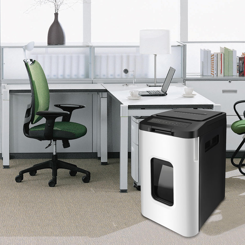 Aurora Professional Grade AU125MA 120-Sheet Auto Feed High-Security Micro-Cut Paper Shredder/60 Minutes/Security Level P-5