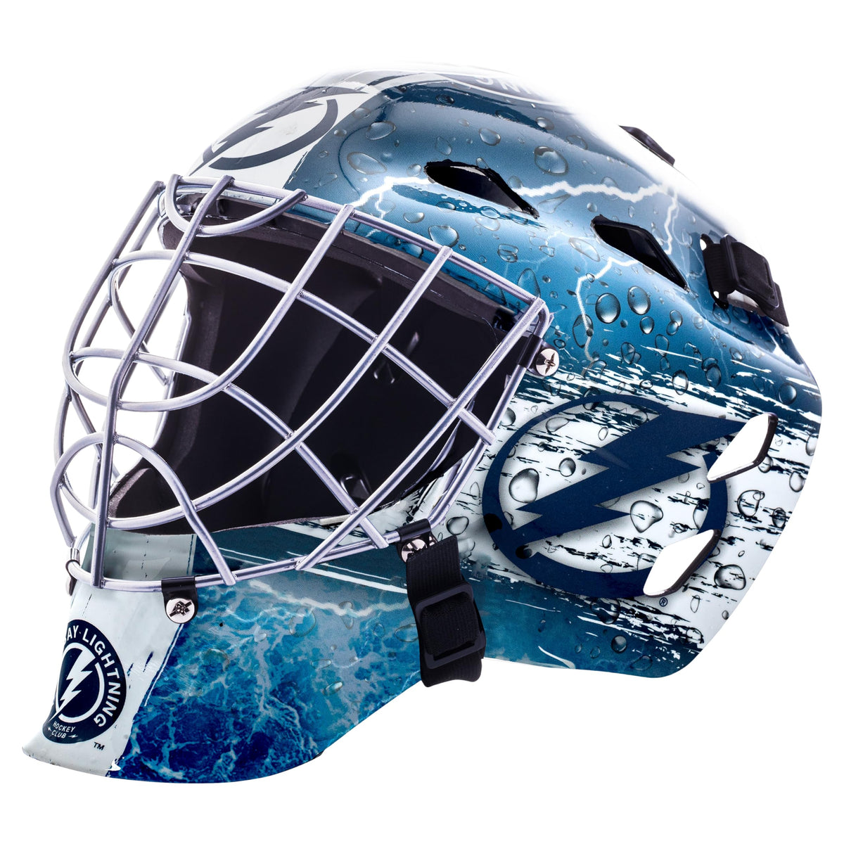 Franklin Sports Team Licensed NHL Hockey Goalie Face Mask - Goalie Mask for Kids Street Hockey - Youth NHL Team Street Hockey Masks