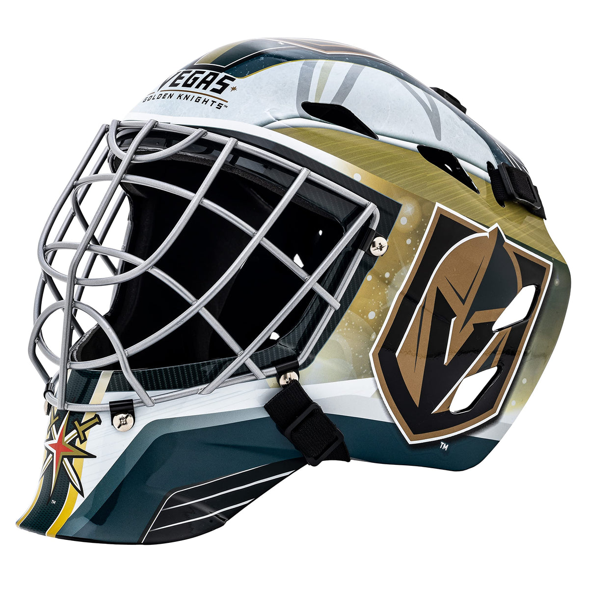 Franklin Sports Team Licensed NHL Hockey Goalie Face Mask - Goalie Mask for Kids Street Hockey - Youth NHL Team Street Hockey Masks