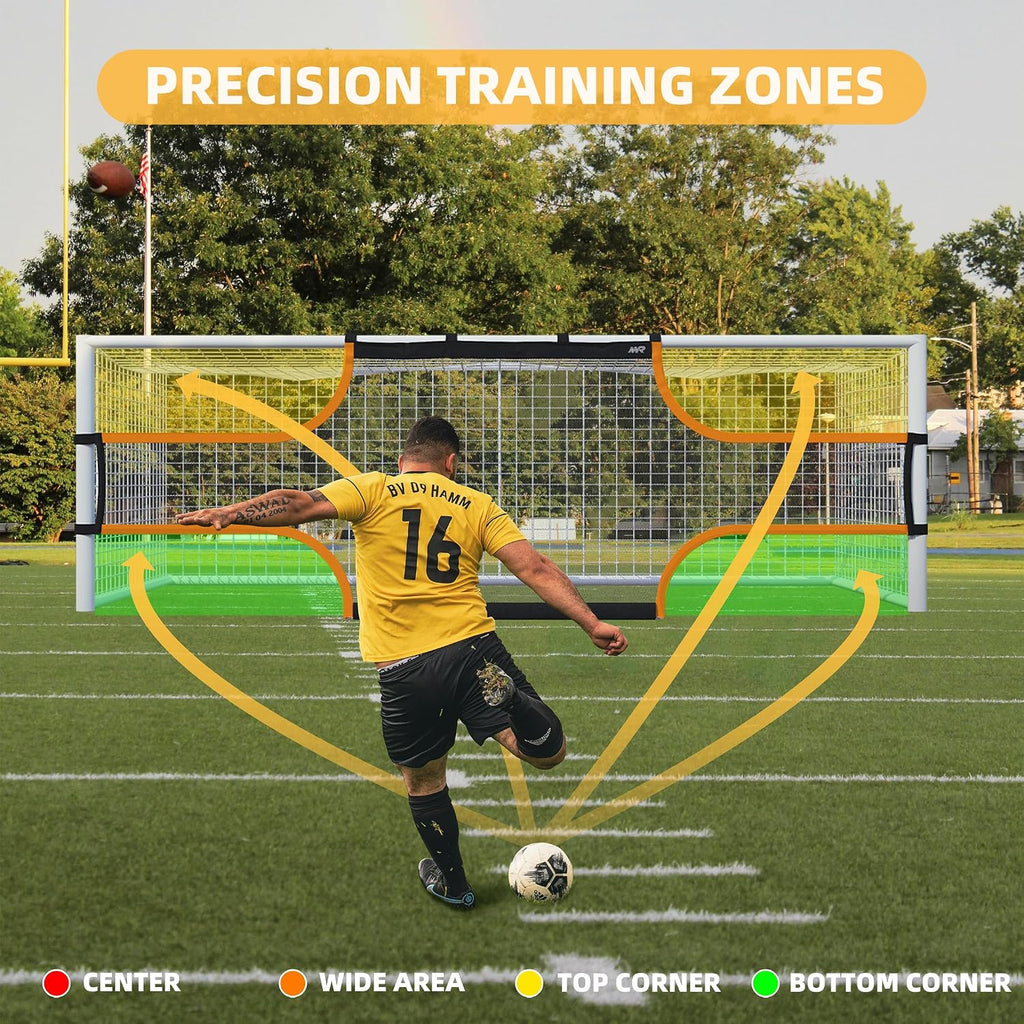 MR Soccer Goal Target Sheet, Field Net, Professional Shooting Practice Aid