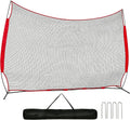 16x10FT Barricade Backstop Net â Heavy Duty All-Ball Sports Barrier Netting, Portable Lacrosse Backstop Net with Carry Bag