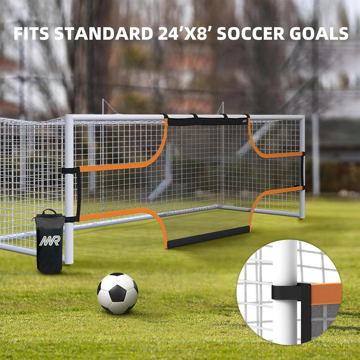 MR Soccer Goal Target Sheet, Field Net, Professional Shooting Practice Aid