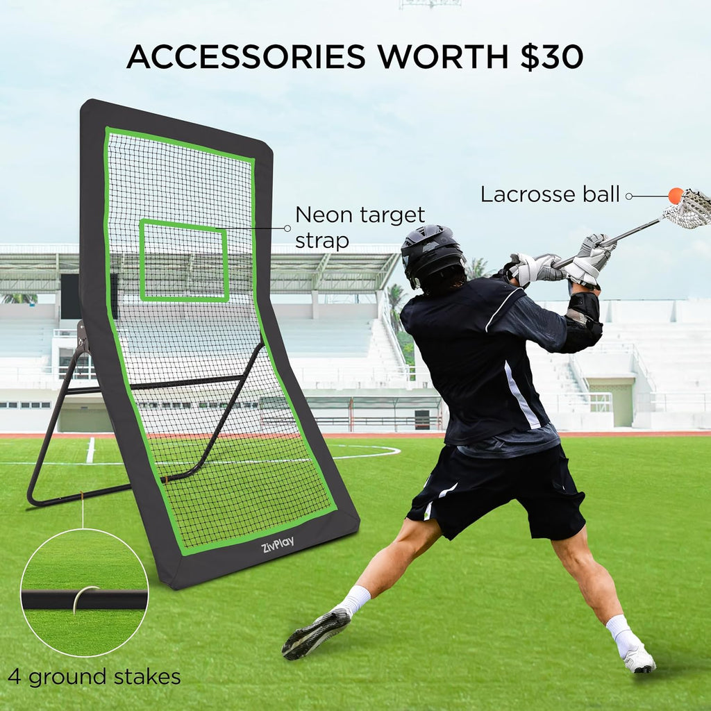 Lacrosse Rebounder for Backyard Lacrosse Bounce Back Net for Lax Practice