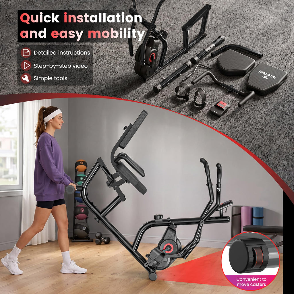 Recumbent Exercise Bike for Home, Stationary Bike for Seniors