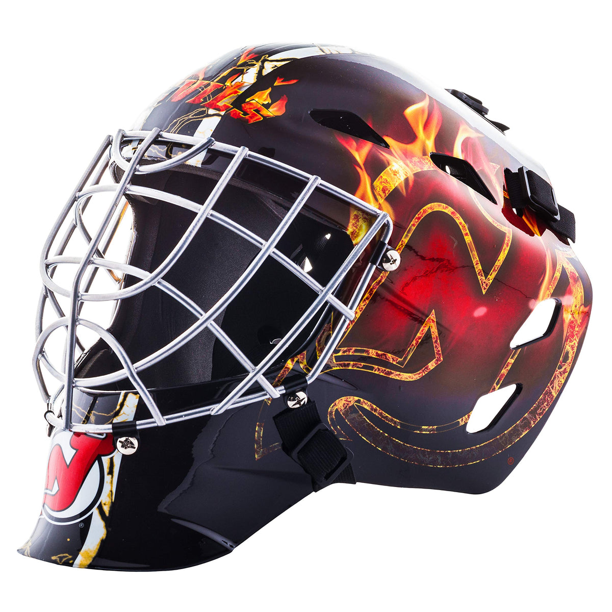 Franklin Sports Team Licensed NHL Hockey Goalie Face Mask - Goalie Mask for Kids Street Hockey - Youth NHL Team Street Hockey Masks
