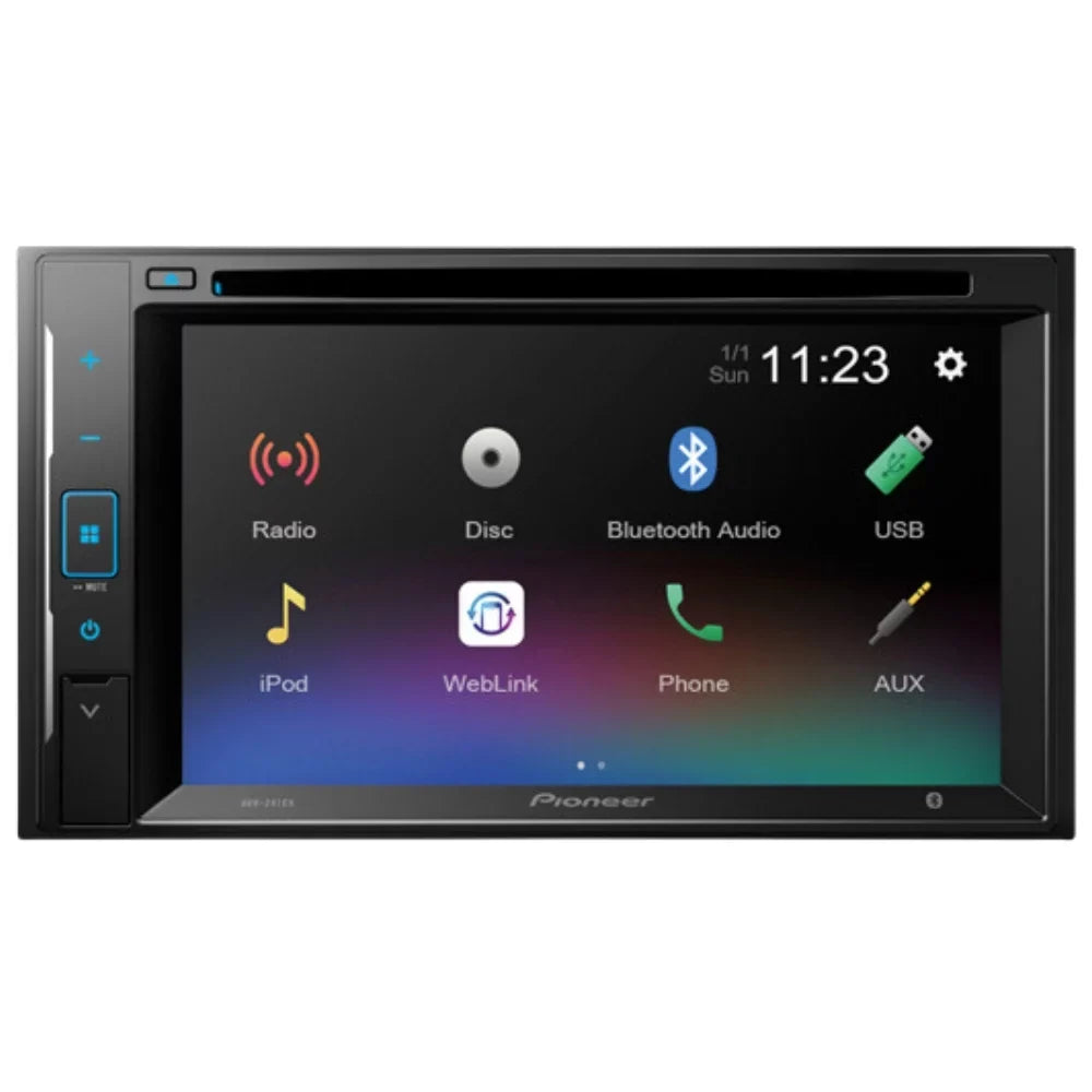 KIT2416 Bundle with Pioneer Multimedia DVD Car Stereo and Installation Kit - for 2001-2005 Pontiac Grand AM / Bluetooth Touchscreen, Backup Camera, Double Din Mounting Dash Kit