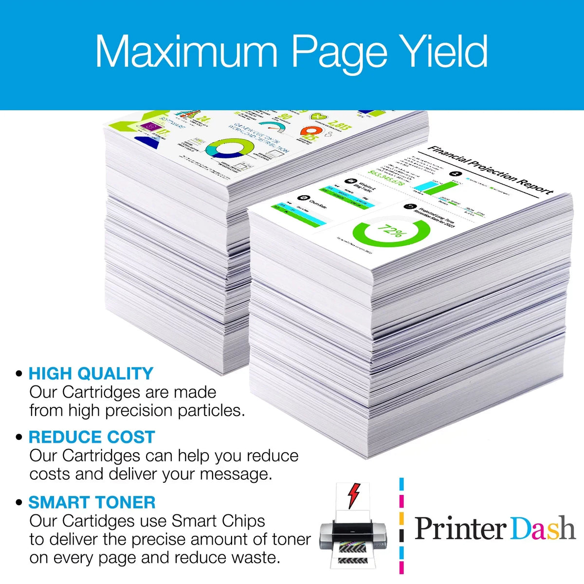 PrinterDash Compatible Replacement for LAN IM-C4500/IM-C5500/IM-C5500A/IM-C6000 Black Toner Cartridge (33000 Page Yield) (TYPE IM-C6000) (842283)