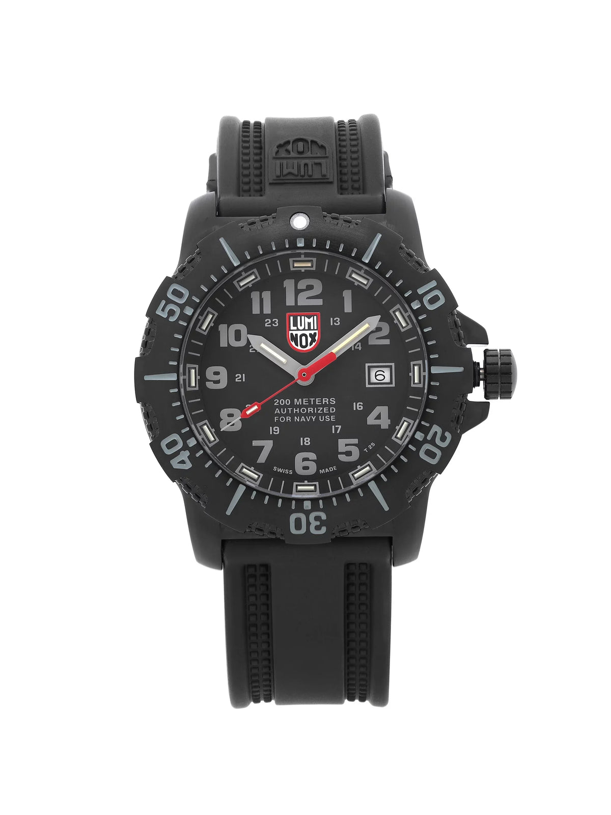 Luminox Navy Seal ANU 45mm Steel Black Dial Quartz Mens Watch XS.4221.NV.F